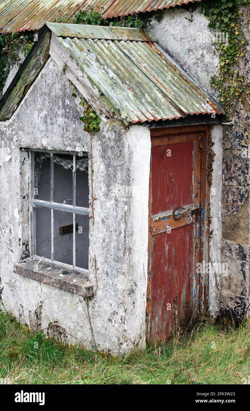 Verlassene Haus auf dem Land, Co. Cavan, Irland Stockfoto