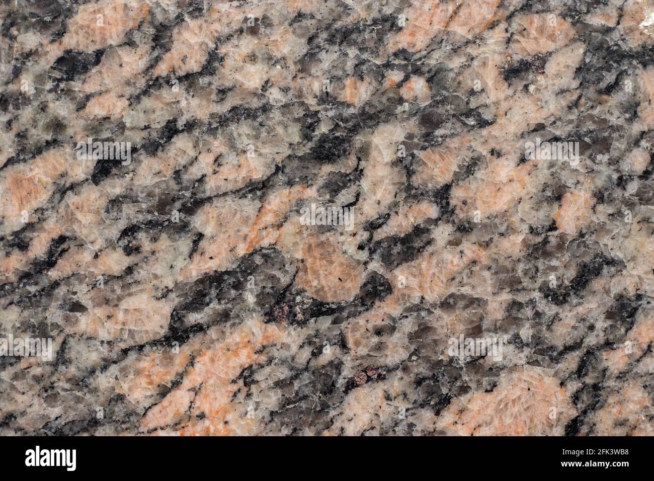 Hintergrund mit rosa Marmorstruktur, Hintergrund mit brauner und schwarzer Oberfläche Stockfoto