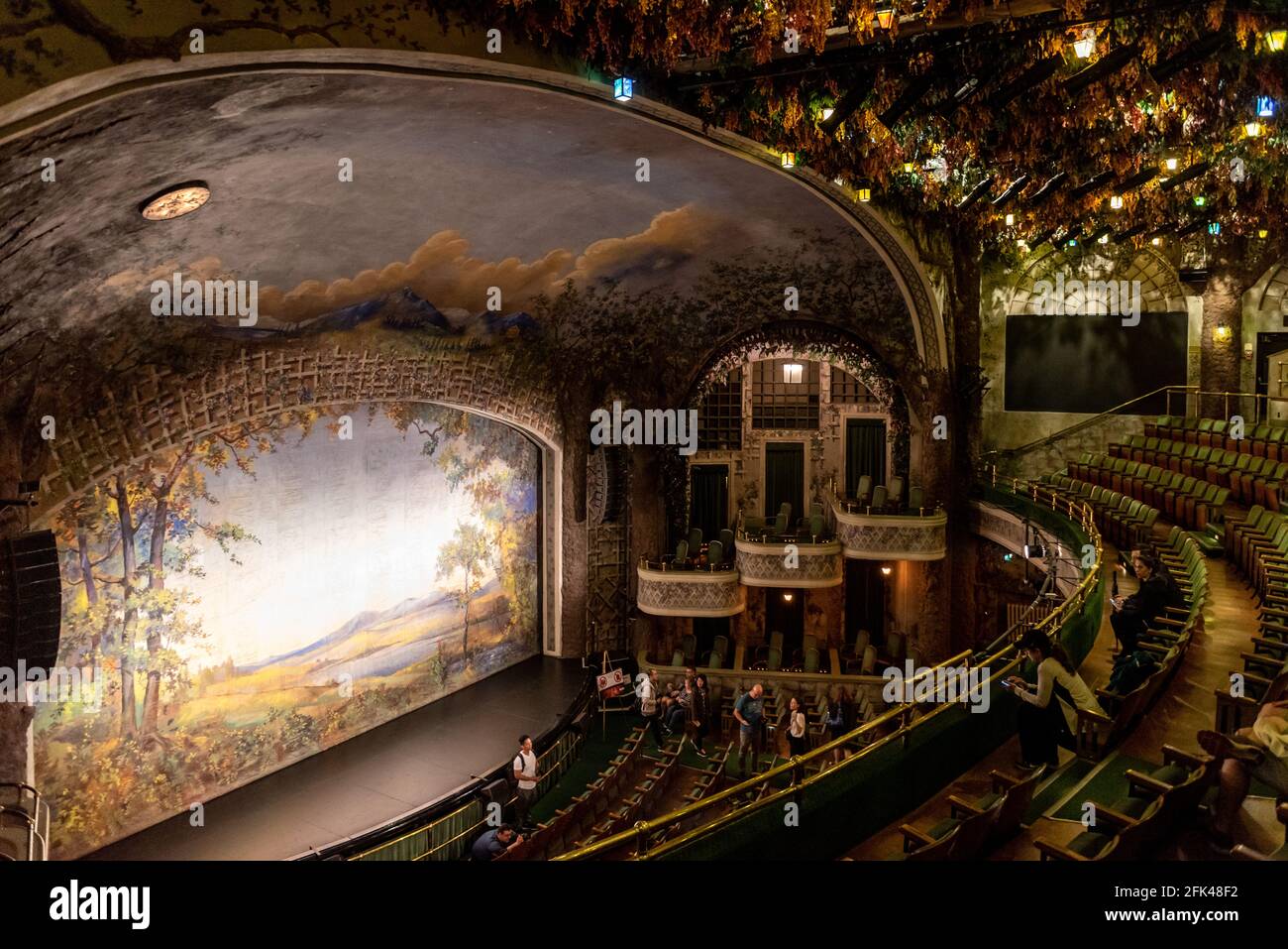 The Elgin and Winter Garden Theatres in Toronto, Kanada. Innenansicht Stockfoto