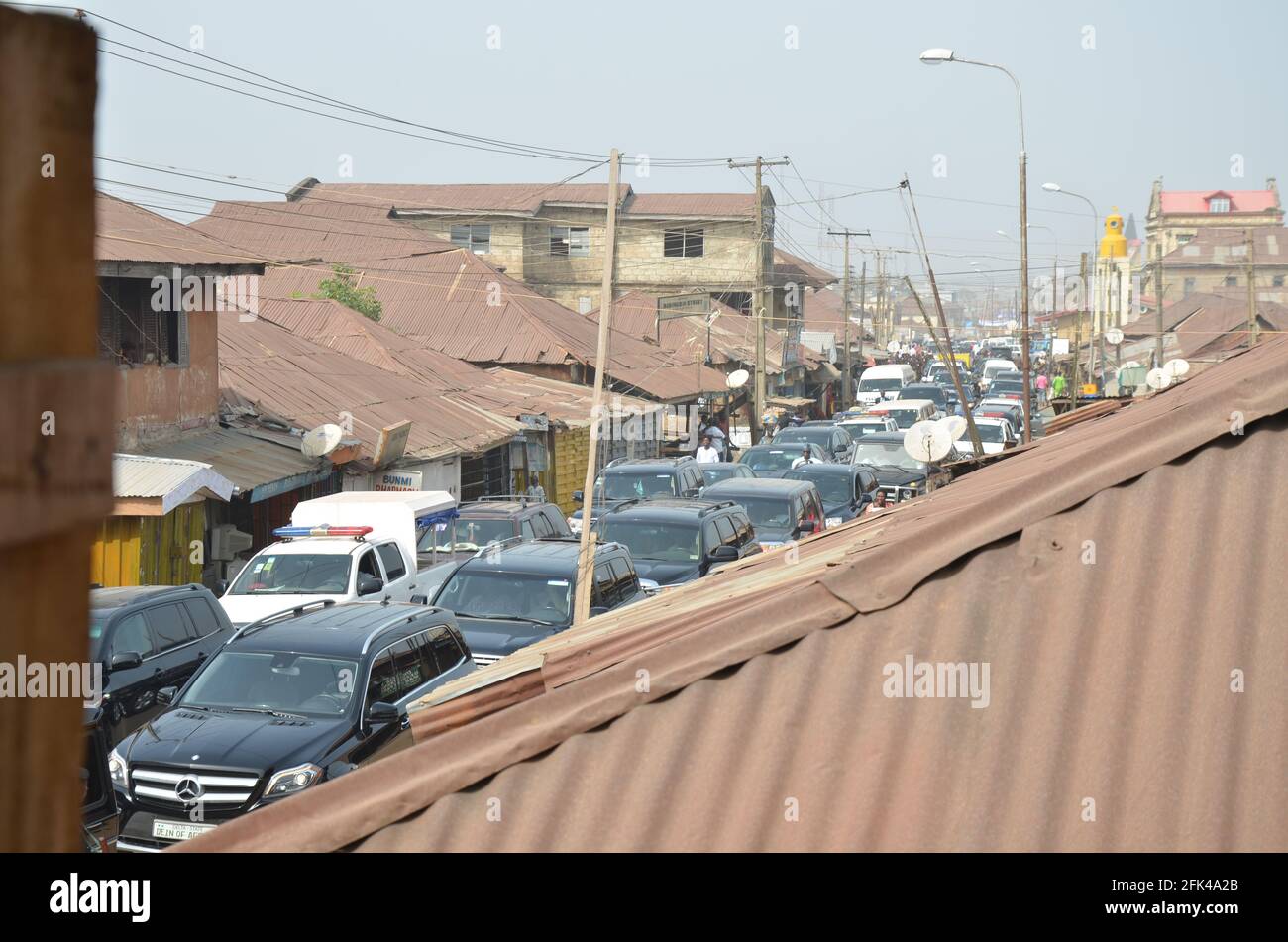 Ile-Ife City während der Installation von Oba Enitan Adeyeye Ogunwusi als 51. Ooni von Ife, Bundesstaat Osun, Nigeria. Stockfoto