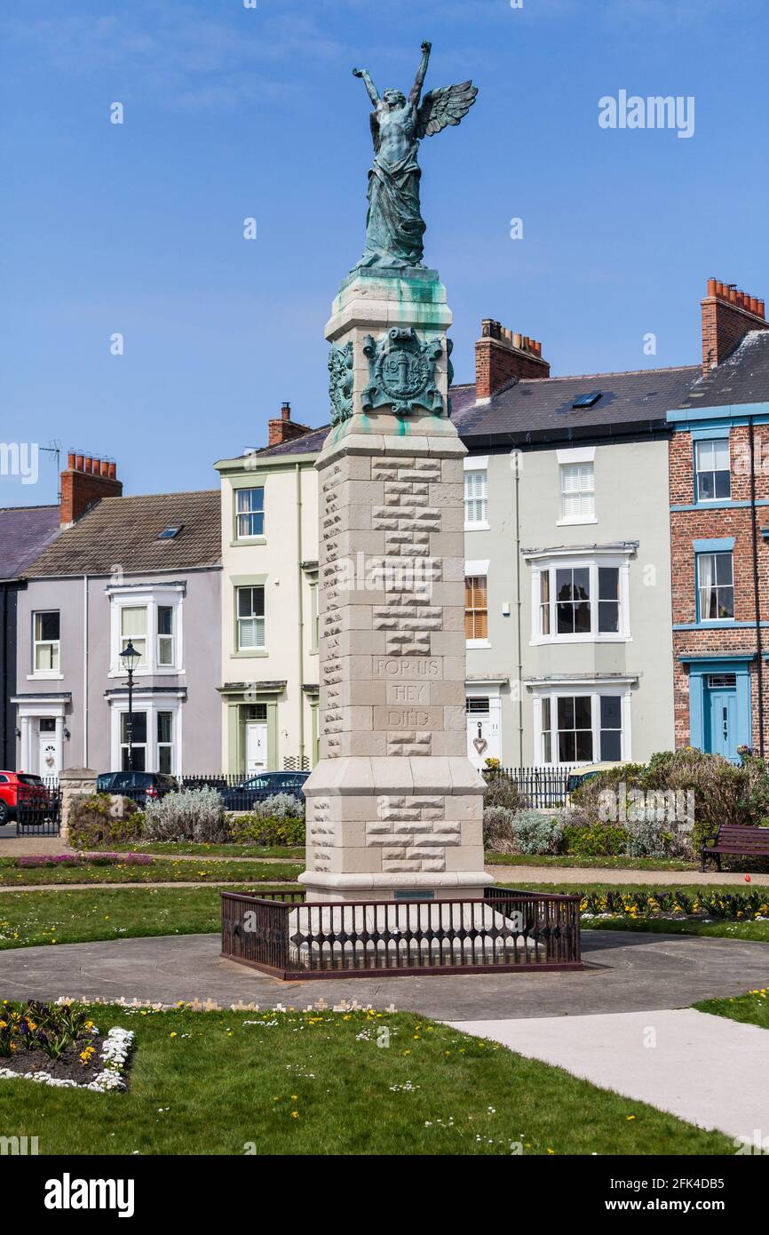 Das kriegerdenkmal am Redheugh Gärten, Hartlepool Landspitze an der nordöstlichen Küste von England, Großbritannien Stockfoto