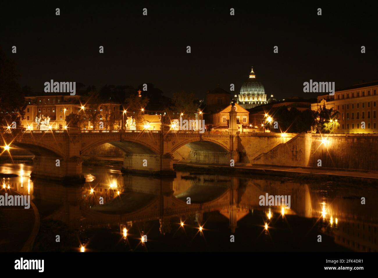 Roma di notte Rom der Nacht Stockfoto
