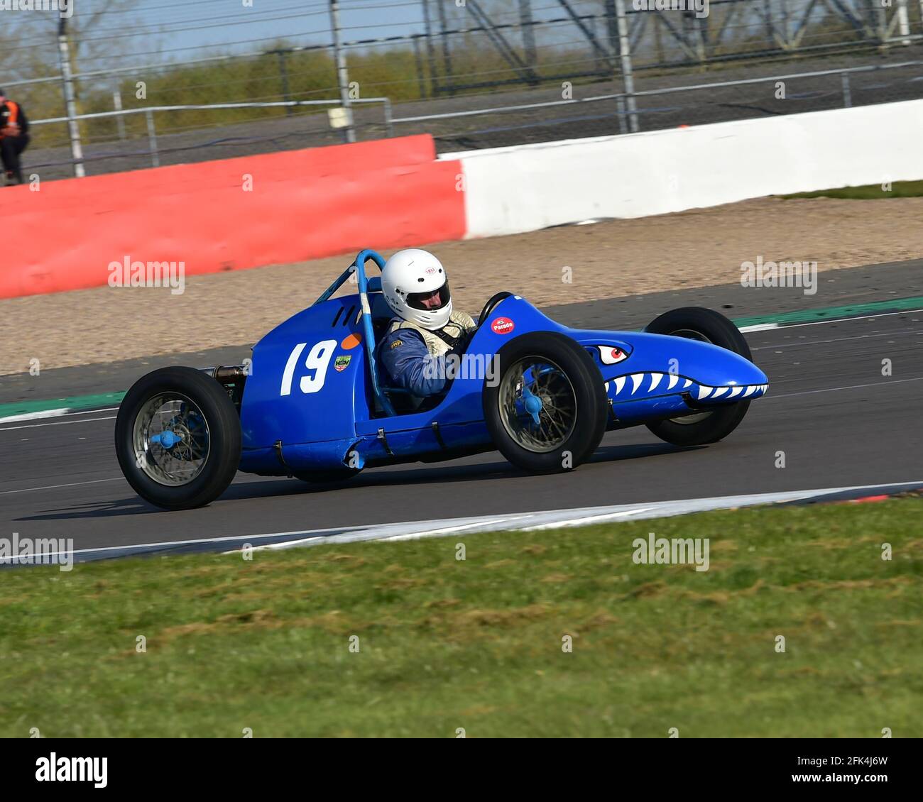 J B Jones, Cousey No 2, Formel 3, 500 Owners Association, VSCC Spring Start Meeting, Silverstone, Northamptonshire, England, 17. April 2021. Stockfoto