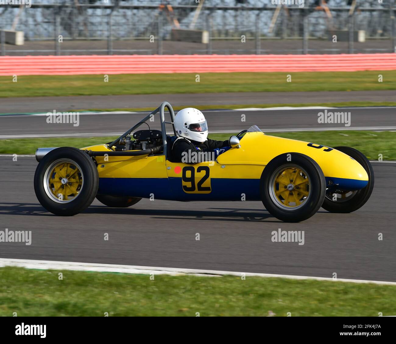 Richard Fuller, Cooper Mk 8, Formel 3, 500 Owners Association, VSCC Spring Start Meeting, Silverstone, Northamptonshire, England, 17. April 2021. Stockfoto