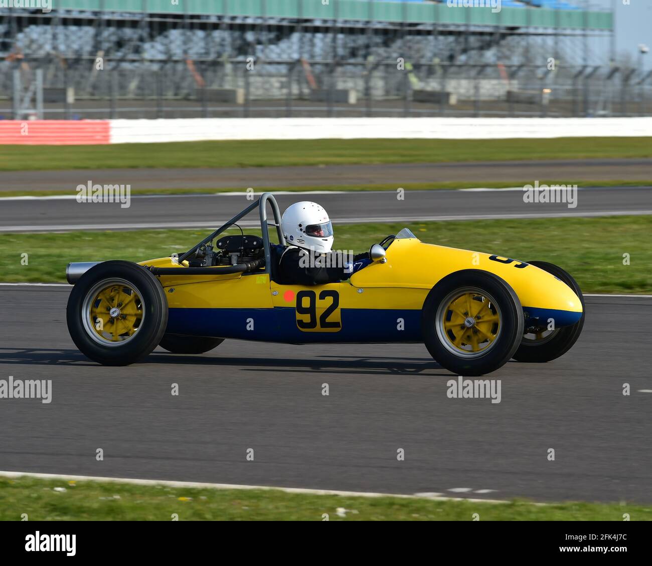 Richard Fuller, Cooper Mk 8, Formel 3, 500 Owners Association, VSCC Spring Start Meeting, Silverstone, Northamptonshire, England, 17. April 2021. Stockfoto