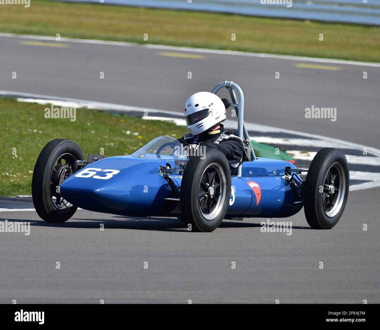 Richard Kelly, Heizer Mk 1, Formel 3, 500 Owners Association, VSCC Spring Start Meeting, Silverstone, Northamptonshire, England, 17. April 2021. Stockfoto