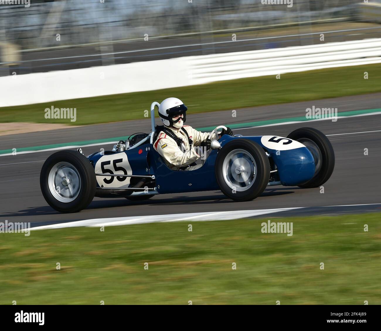 Jim May, Petty Formula 3, Formula 3, 500 Owners Association, VSCC Spring Start Meeting, Silverstone, Northamptonshire, England, 17. April 2021. Stockfoto