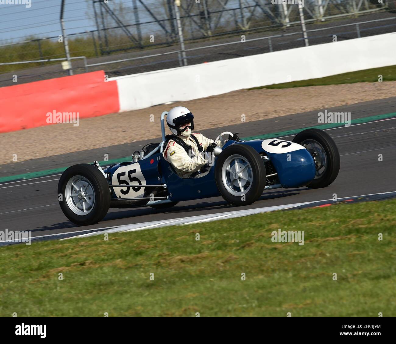 Jim May, Petty Formula 3, Formula 3, 500 Owners Association, VSCC Spring Start Meeting, Silverstone, Northamptonshire, England, 17. April 2021. Stockfoto