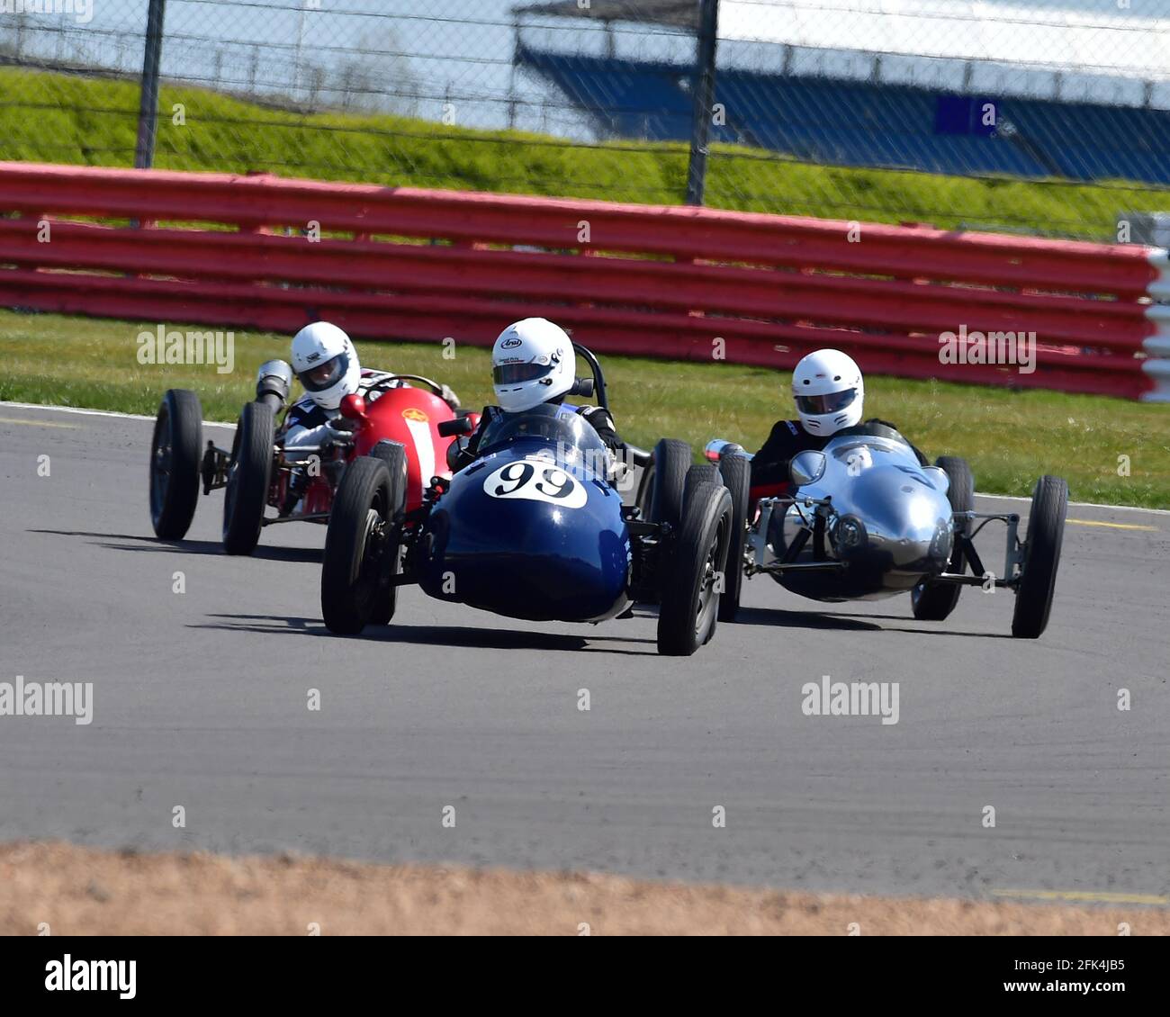 Alex Wilson, Mackson F3 500, Formel 3, 500 Owners Association, VSCC Spring Start Meeting, Silverstone, Northamptonshire, England, 17. April 2021. Stockfoto