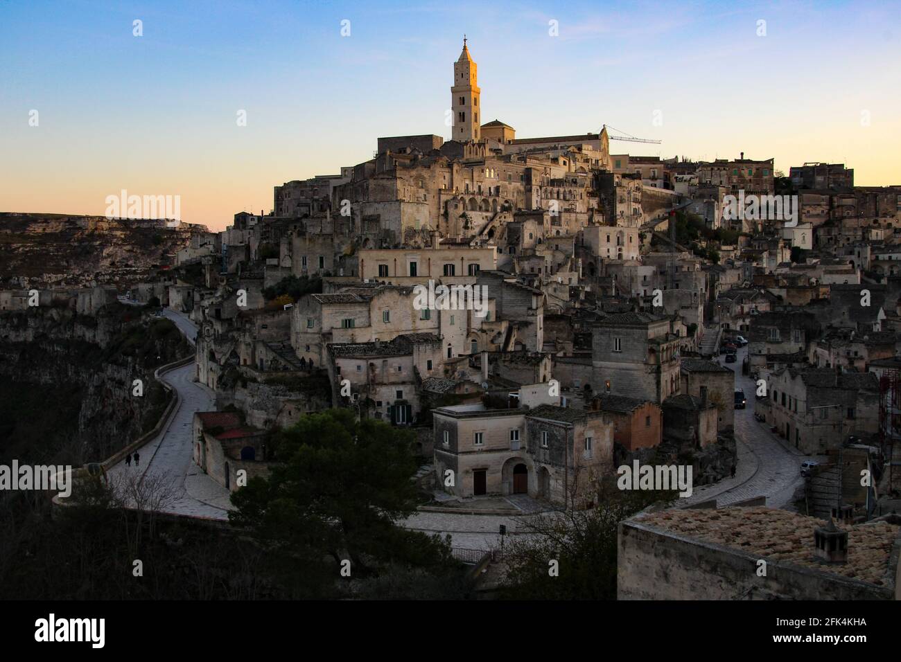 Miera la città dei sassi Stockfoto