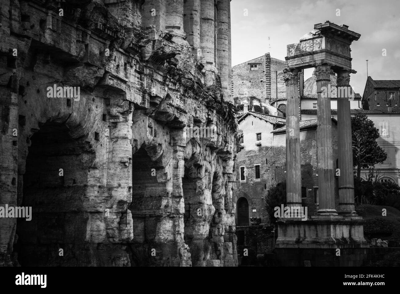 I fori di Roma Stockfoto