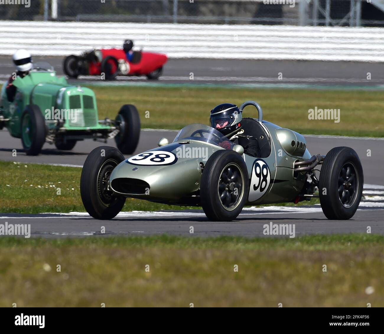 Duncan Ricketts, Cooper T41, Vintage, Pre-war und Pre-1961 Racing Cars GP Itala Trophy Race Meeting, Silverstone, Northamptonshire, England, 17. April Stockfoto