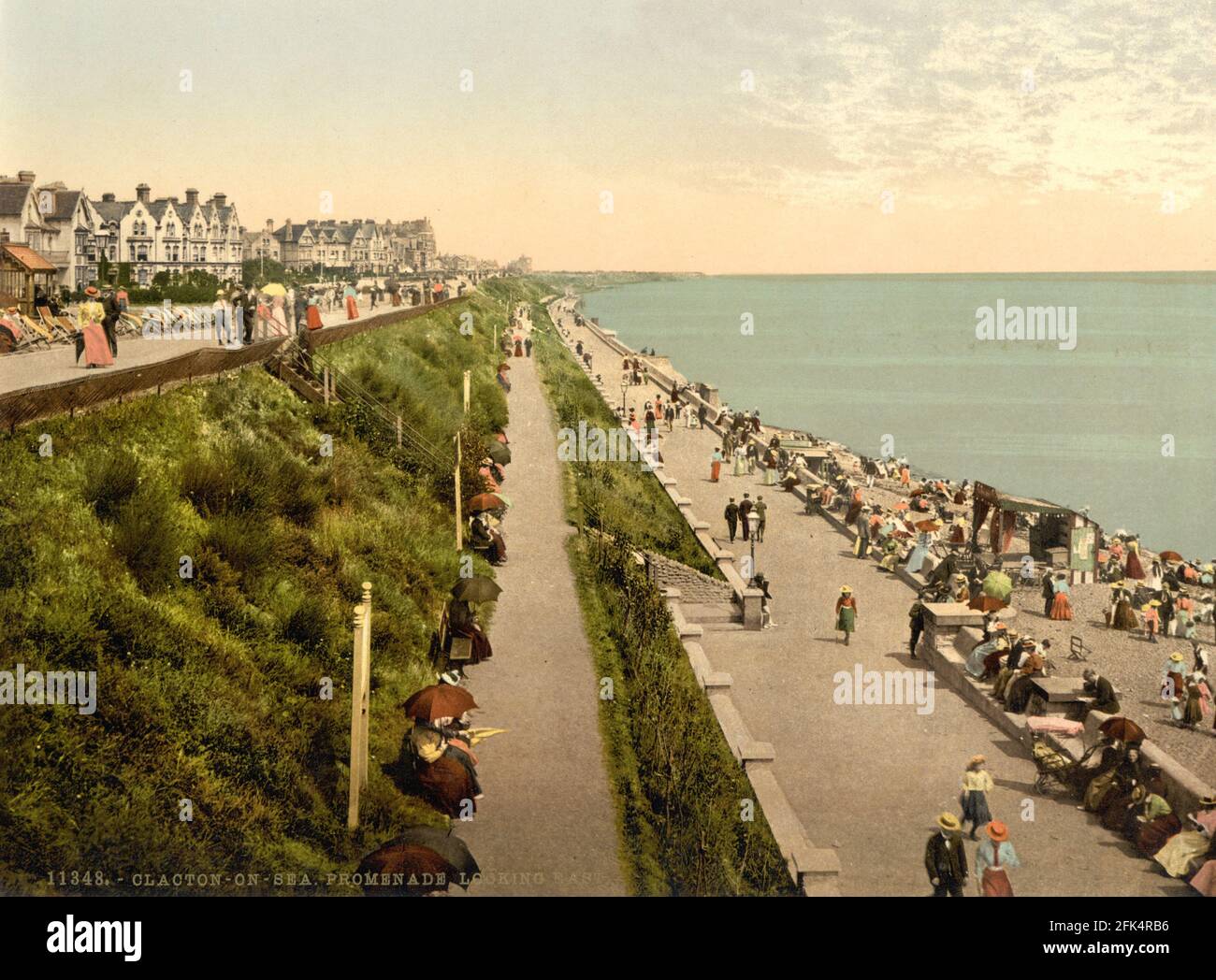 Clacton-on-Sea in Essex um 1890-1900 Stockfoto