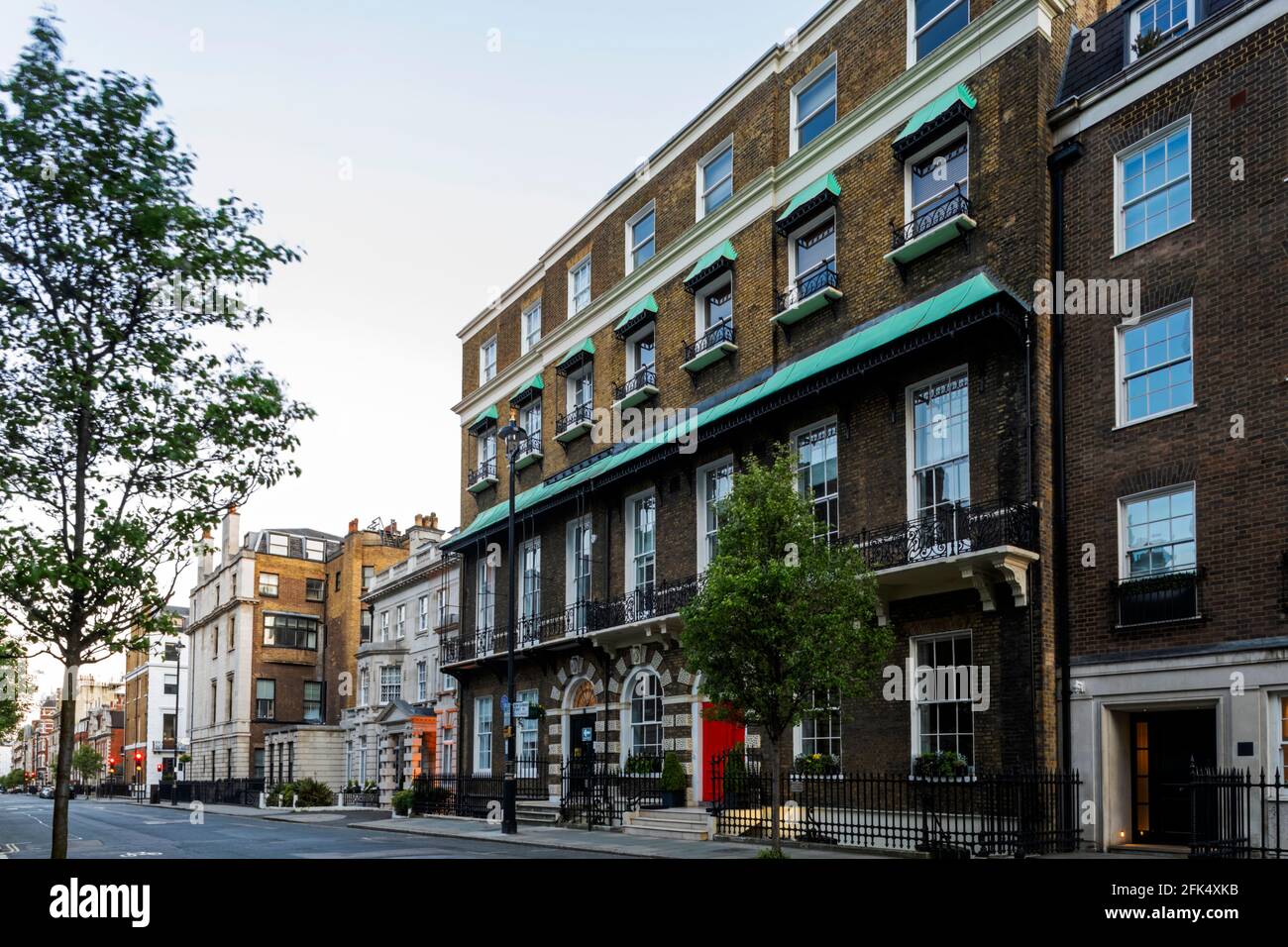 England, London, Marylebone, New Cavendish Street *** Lokale Bildunterschrift *** Großbritannien, Großbritannien, Großbritannien, Großbritannien, Englisch, England, London, Straße Stockfoto