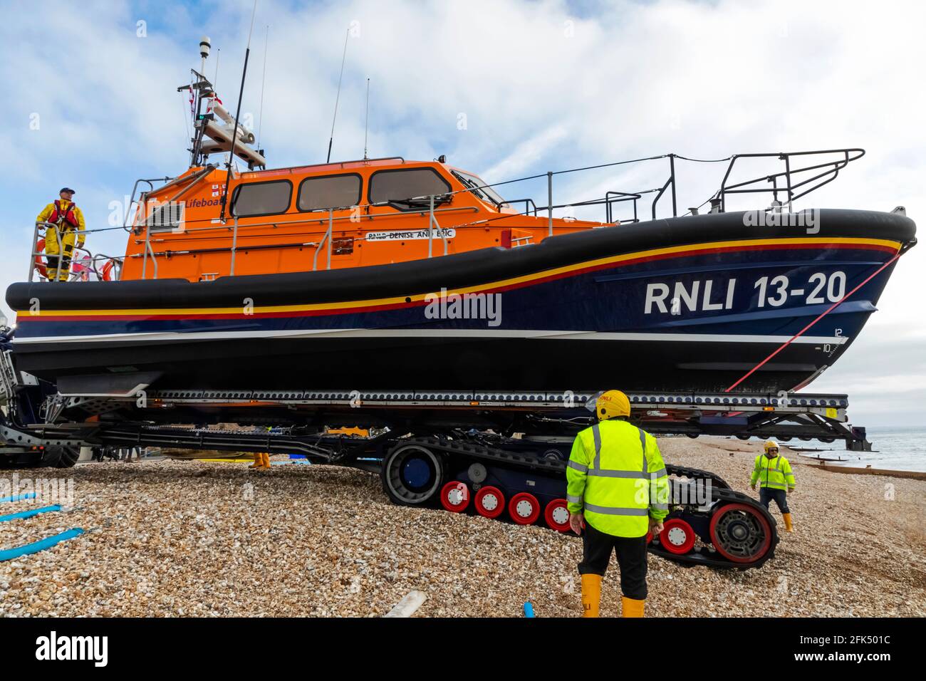 England, West Sussex, Chichester, Selsey Bill, The RNLI Selsey Bill Lifeboat *** Local Caption *** UK,United Kingdom,Great Britain,Britain,England,Br Stockfoto