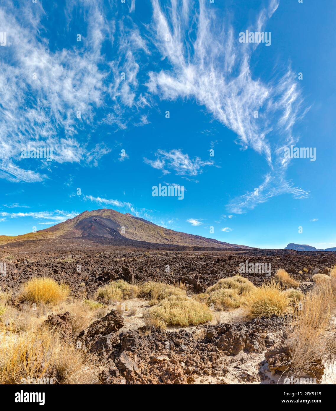 Mirador de las Narices del Teide, Mirador de Chio Stockfoto