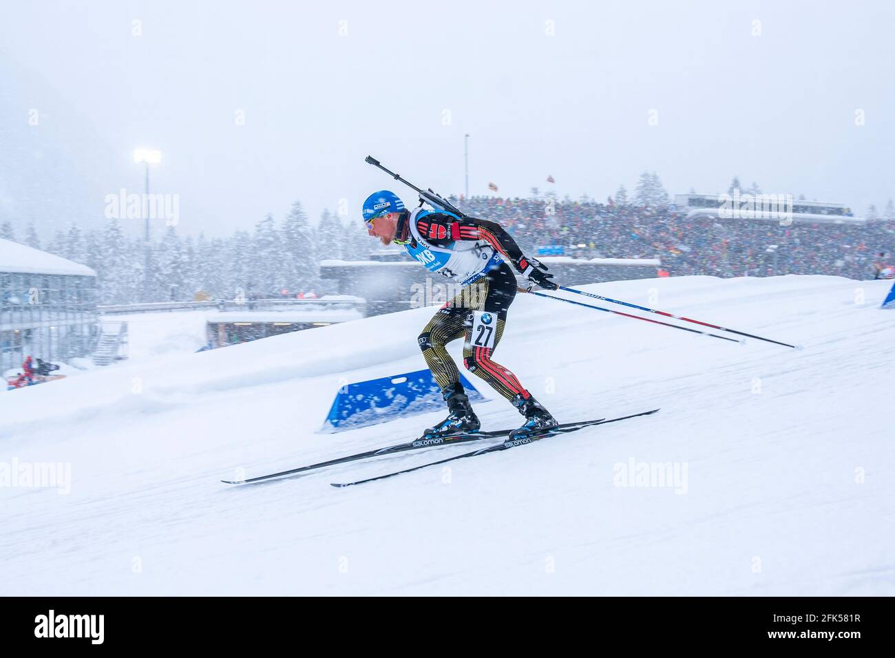 Biathlon-Weltcup in Ruhpolding Stockfoto
