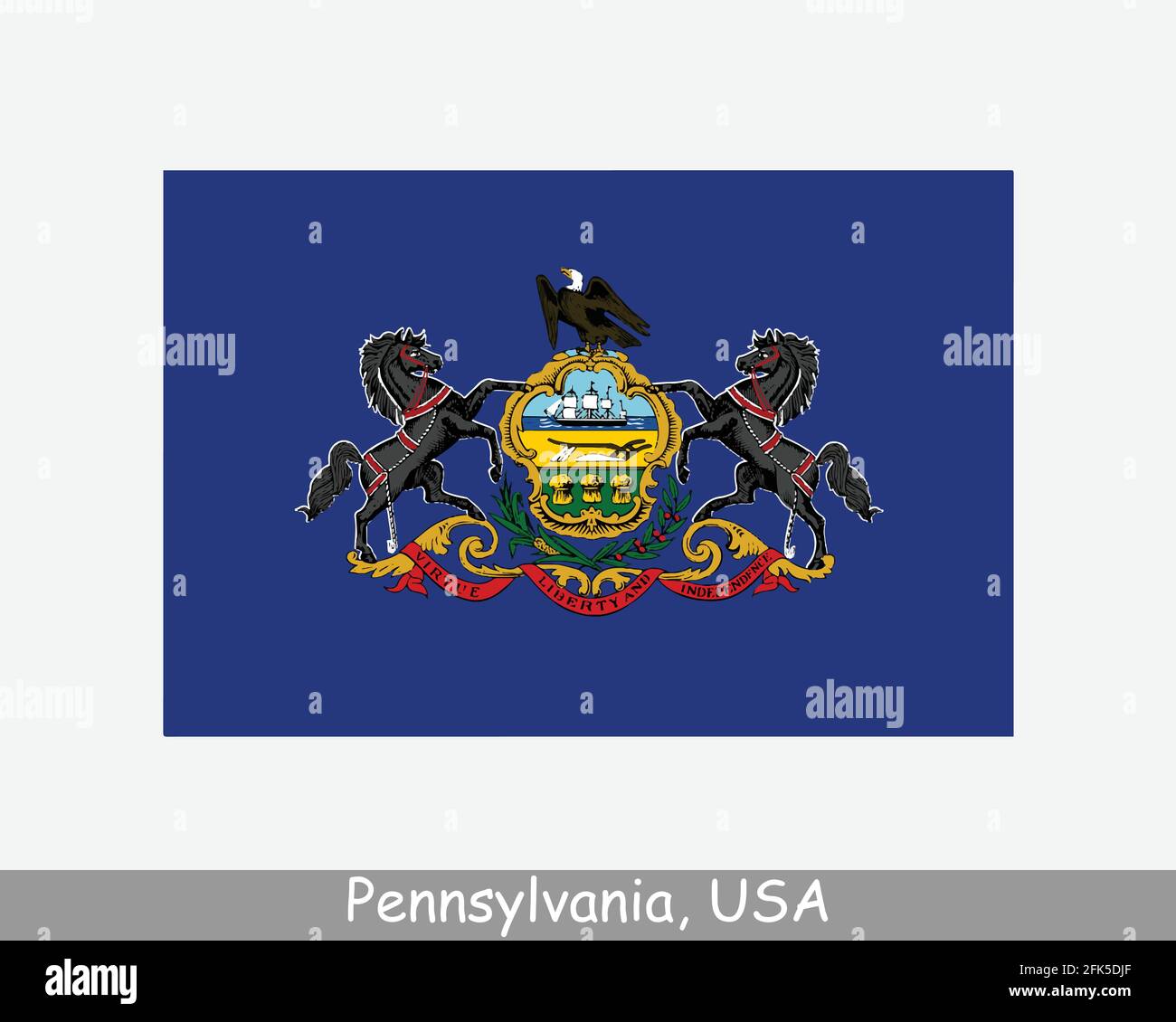 Pennsylvania flagge hintergrund Stock-Vektorgrafiken kaufen - Alamy