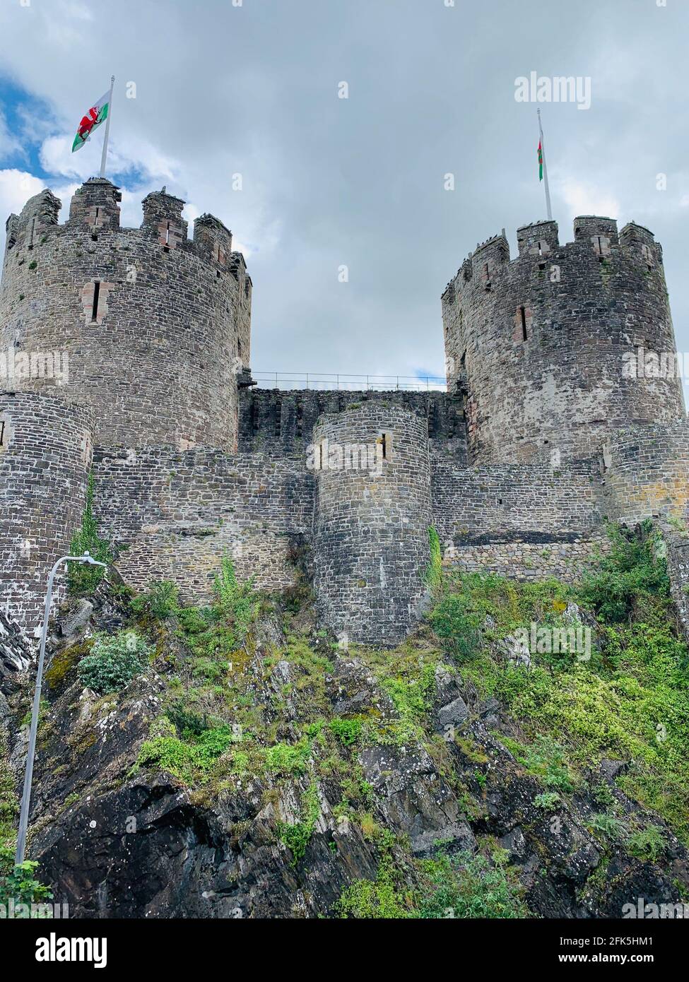 Conwy castle Stockfoto