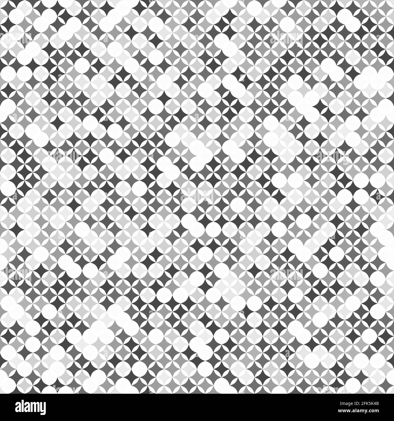 Nahtloses geometrisches Muster. Modernes Ornament mit dunklen und hellen Sternen. Geometrisches abstraktes Muster Stockfoto