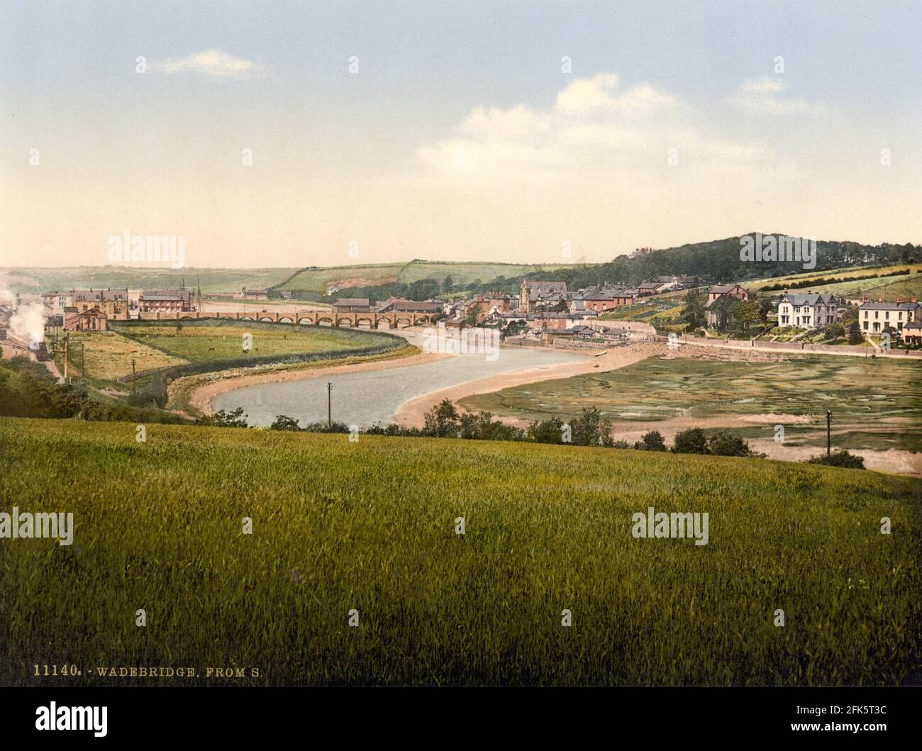 Wadebridge in Cornwall um 1890-1900 Stockfoto