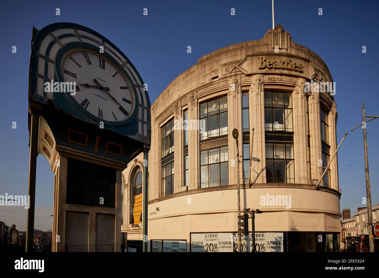 Wolverhampton City, in den West Midlands ehemaliges Kaufhaus Beatties, das zu Wohnungen ausgebaut werden soll Stockfoto