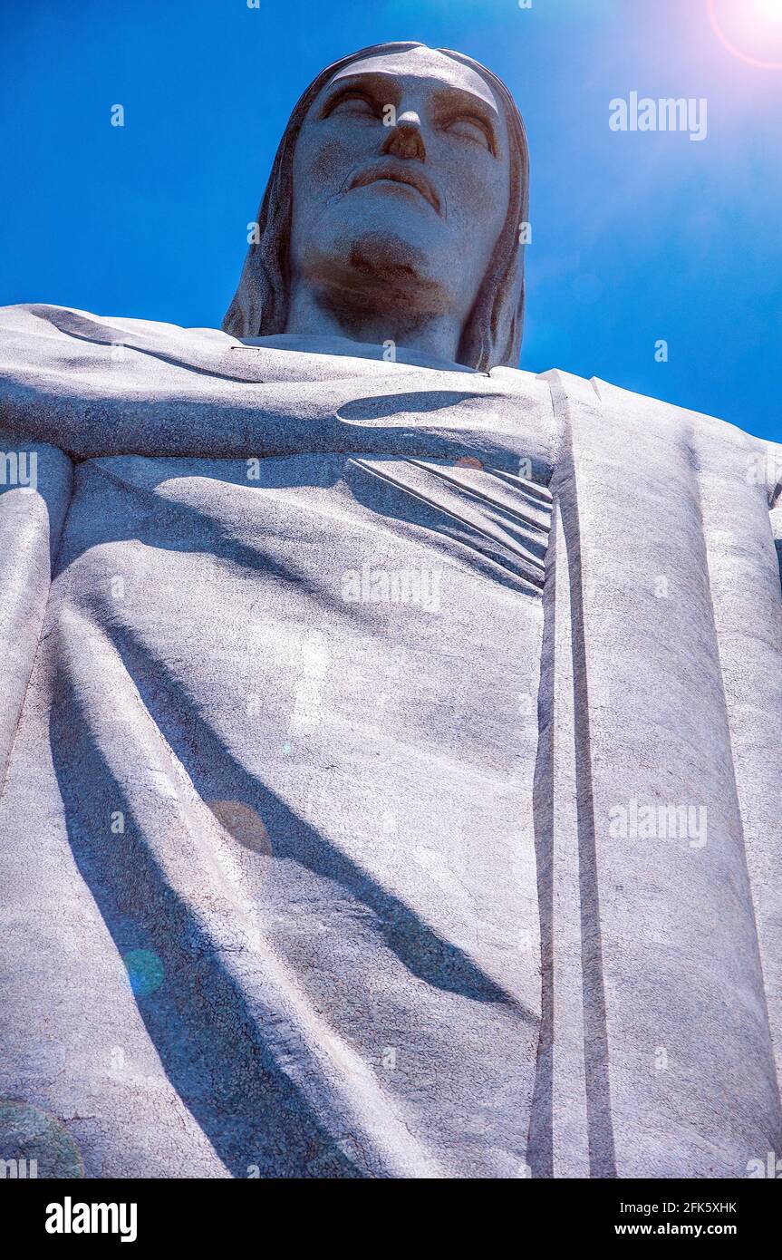 Christus-Erlöser. Rio de Janeiro, Brasilien. Stockfoto