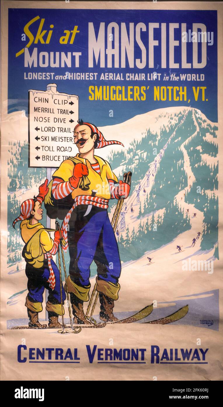 Vermont Historical Society Museum in Montpelier, VT Stockfoto