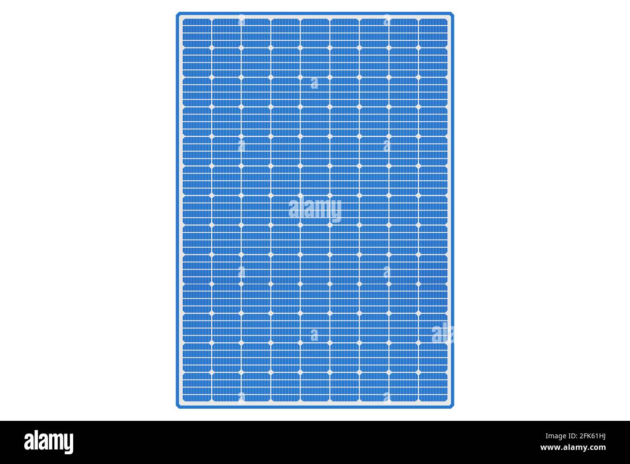Solarpanel-Textur auf weißem Hintergrund. Konzept der Photovoltaik, erneuerbare Energiequellen Stockfoto