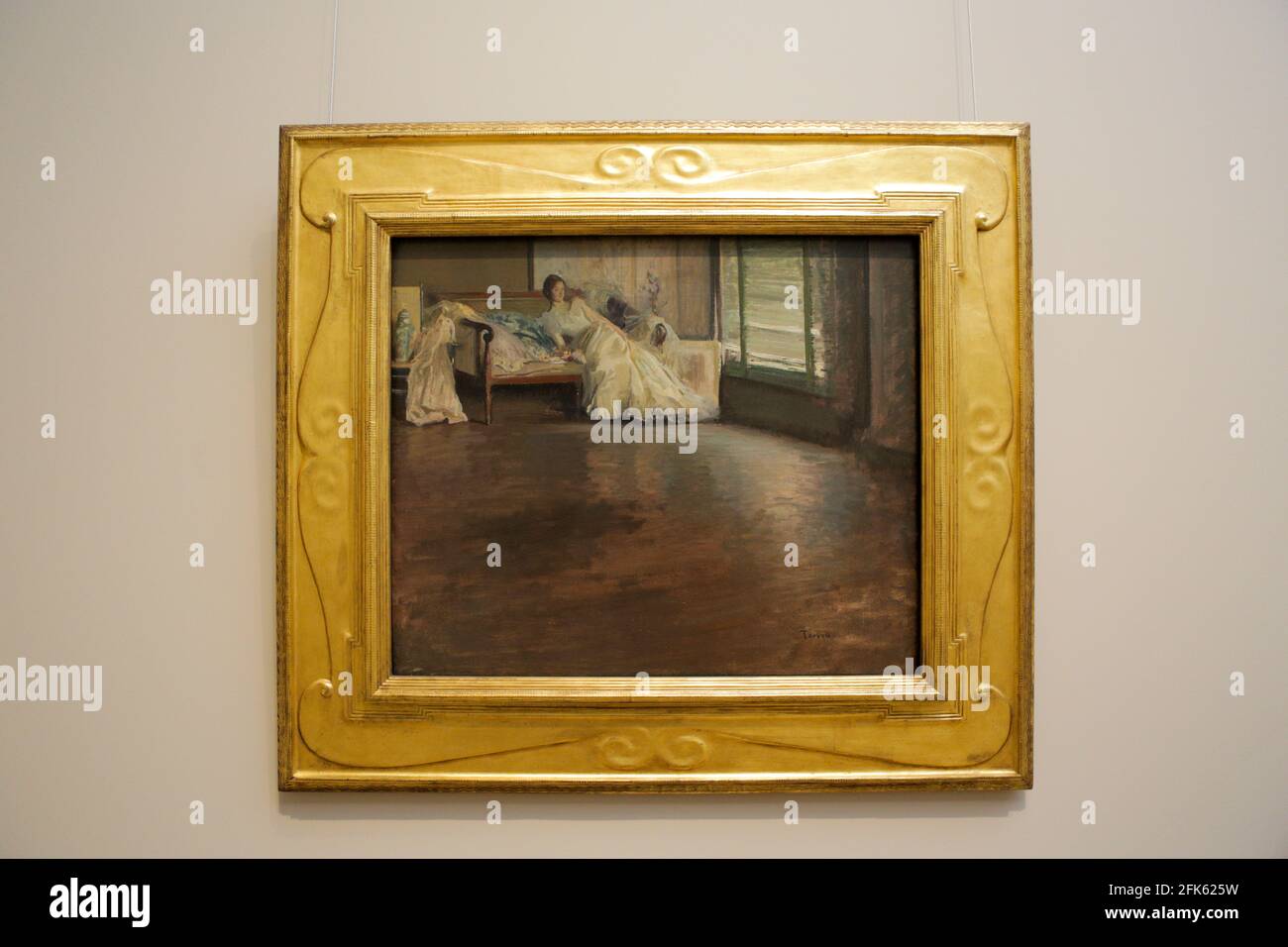 New York, USA, 1.09.2019 - Metropolitan Museum of Art auf der anderen Seite des Raumes Stockfoto