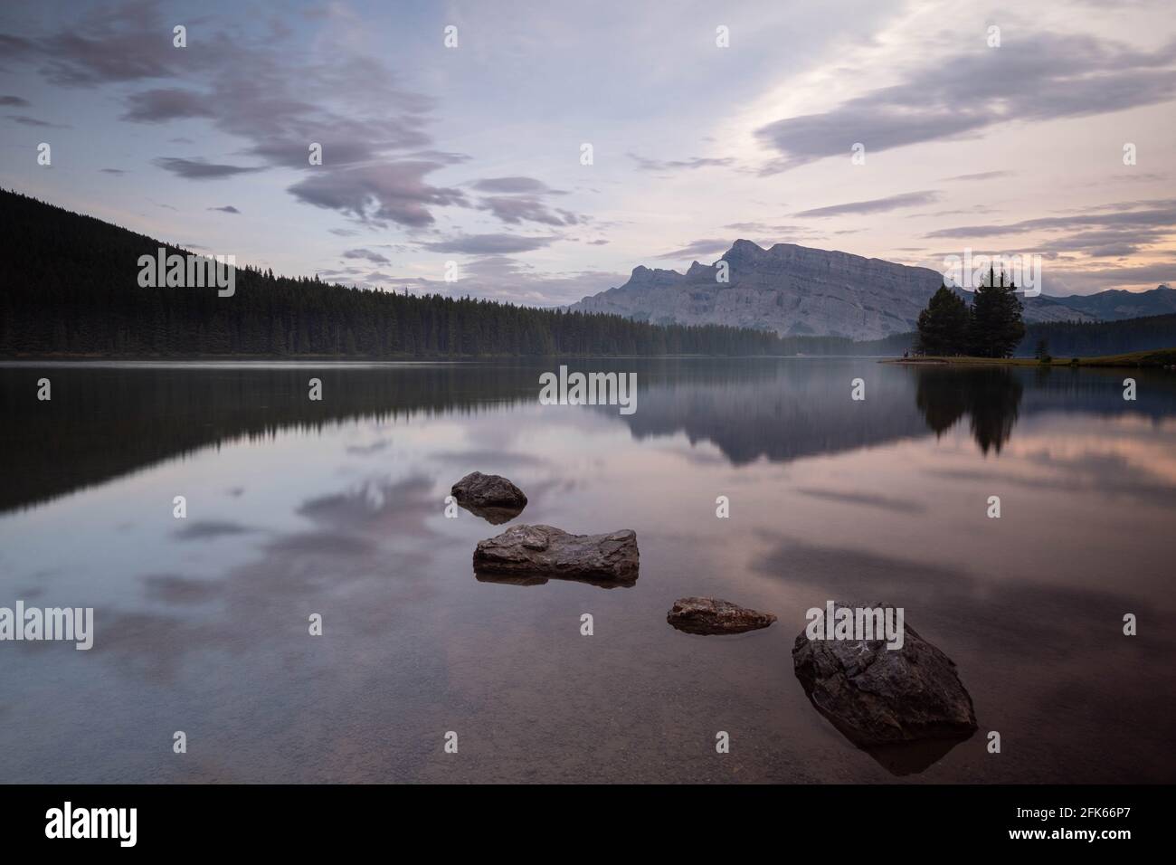 Banff National Park Canada Mountain Stockfoto