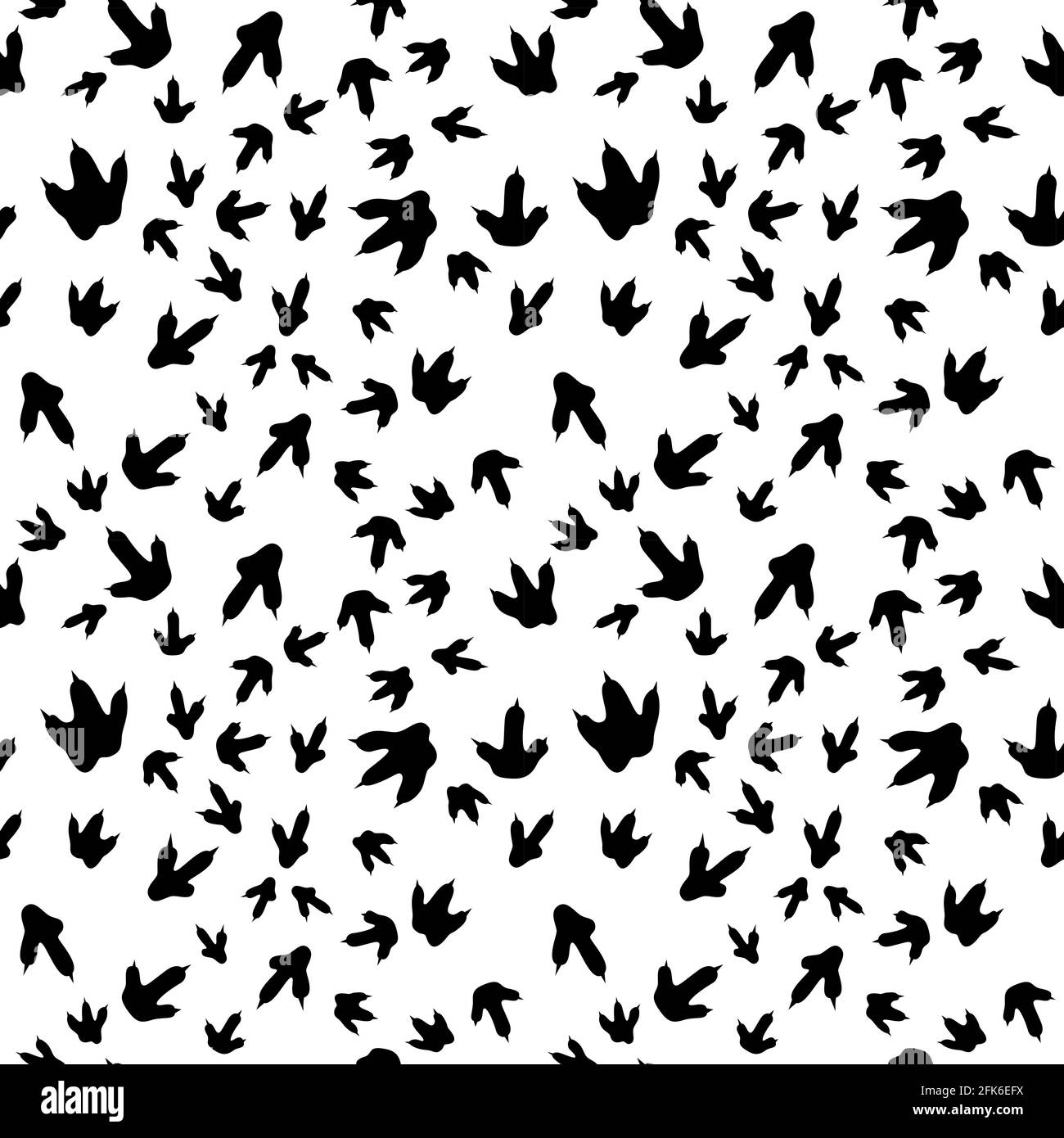 Dinosaurier Fußabdruck Spuren. Minimalistisches Nahtmuster. Hintergrund mit Pfote, Klaue Raubtier. Dinosaurier Fußabdruck Illustration perfekt für Textil-, Wrap-und Stock Vektor Dinosaurier Fußabdruck Spuren. Minimalistisches Nahtmuster. Hintergrund mit Pfote, Klaue Raubtier. Dinosaurier Fußabdruck Illustration perfekt für Textil-, Wrap-und Stock Vektor