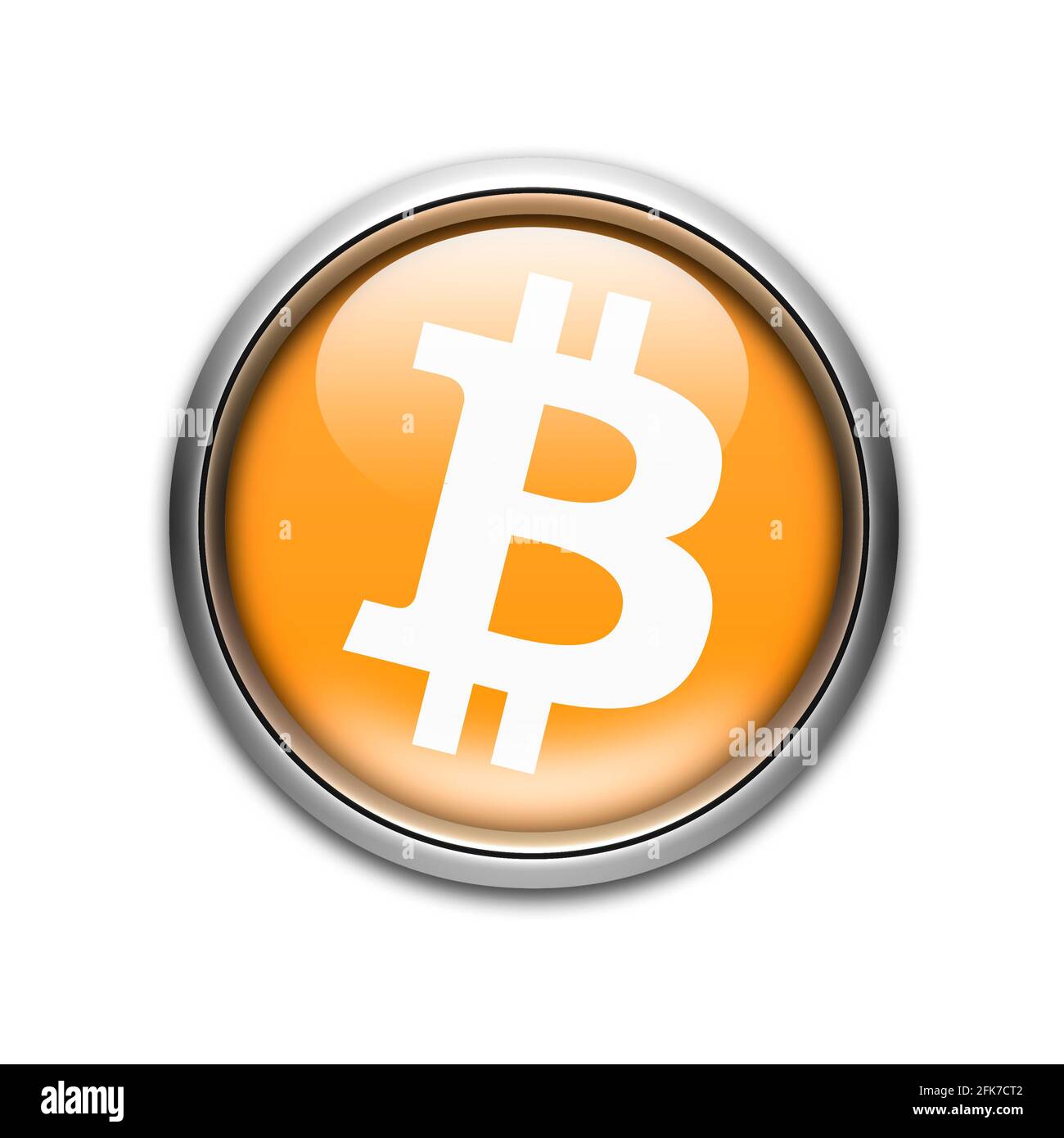 Bitcoin logo Stockfoto