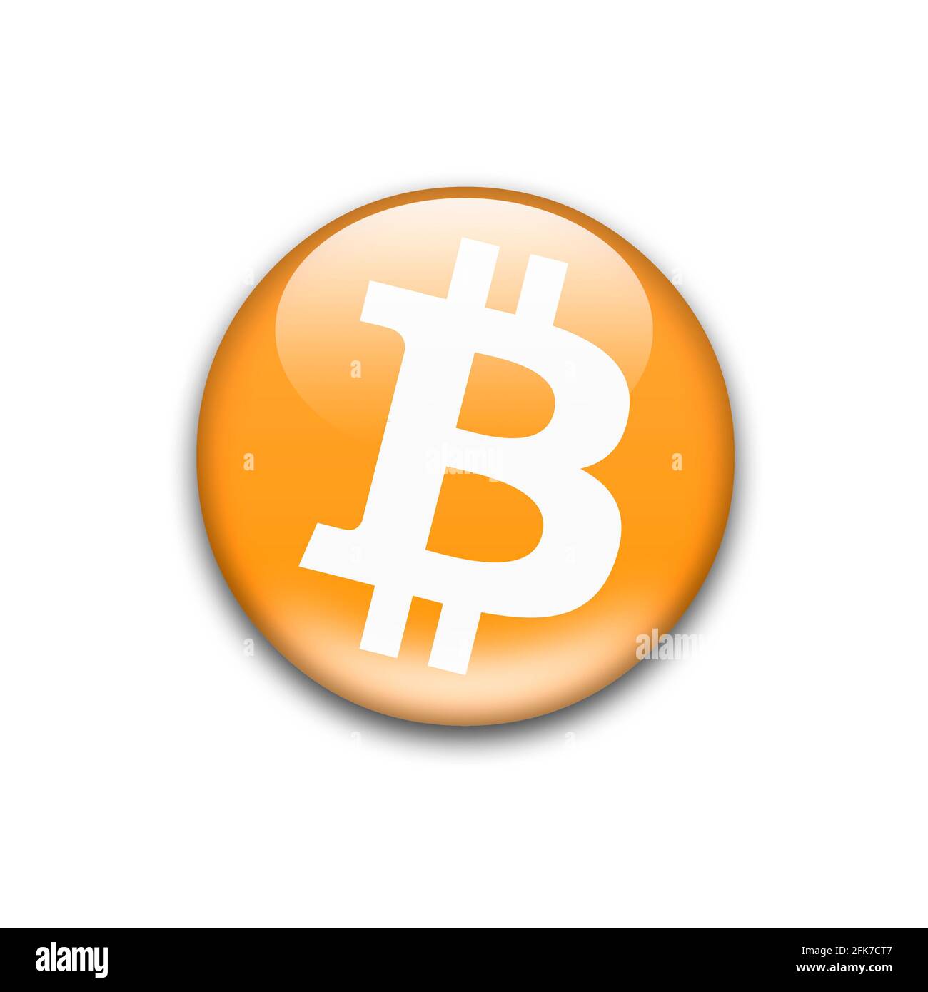 Bitcoin logo Stockfoto