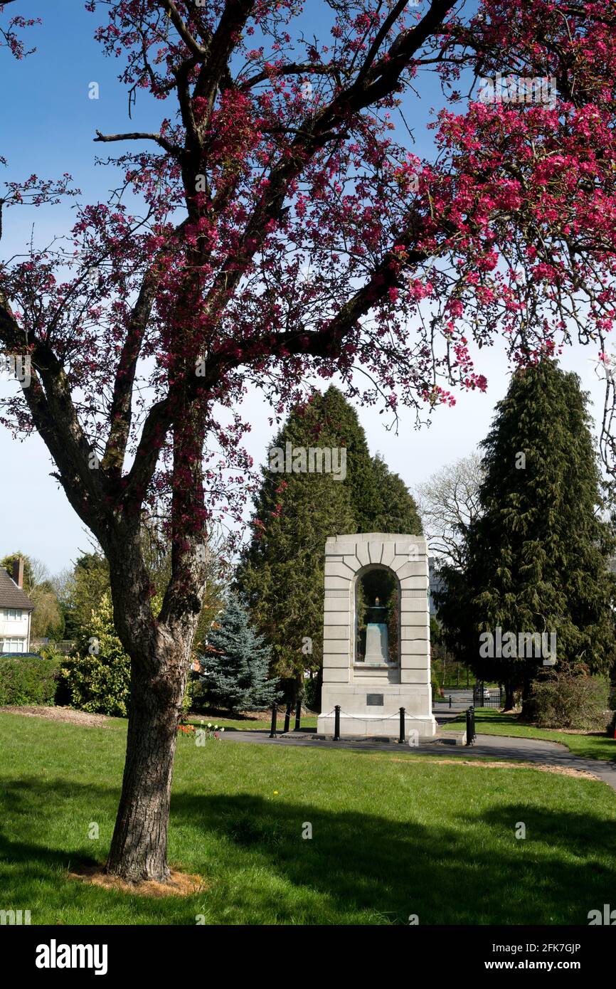 The Garden of Remembrance, Redditch, Worcestershire, England, Großbritannien Stockfoto