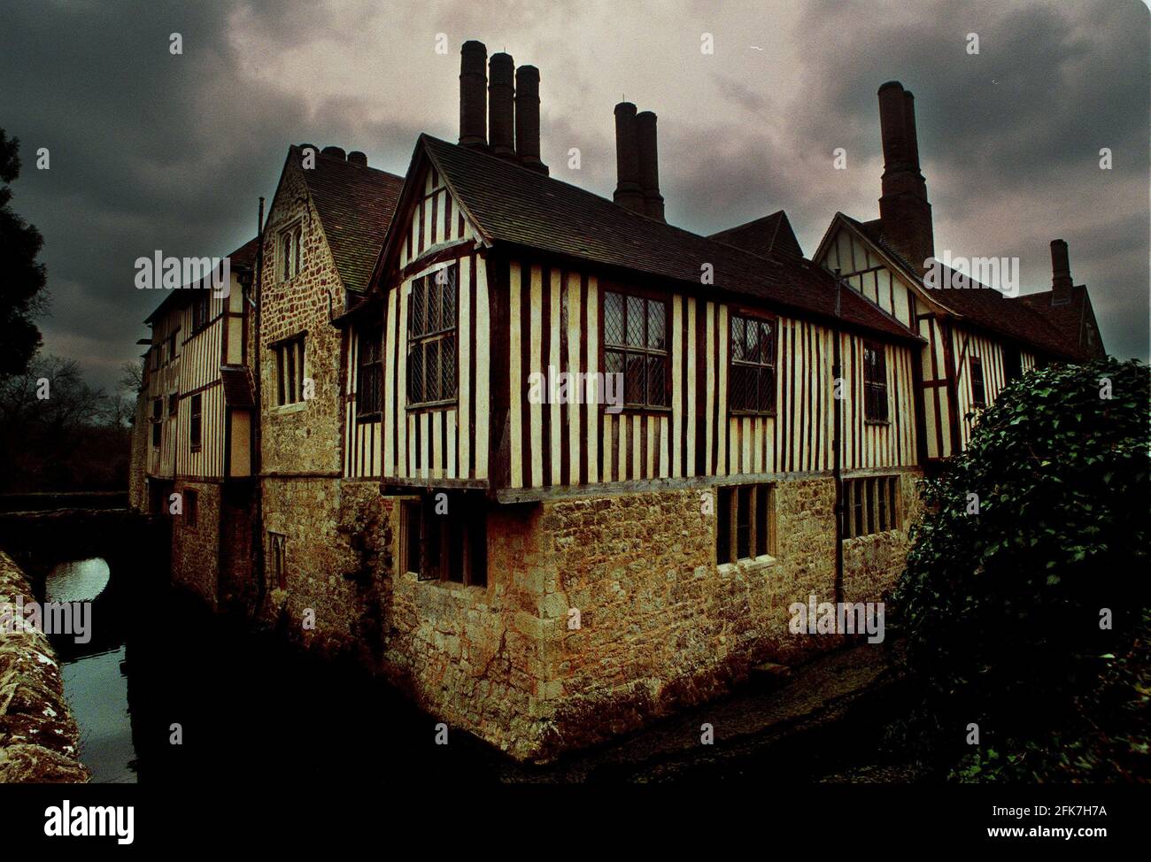 Ightham Mote in Kent März 1998 Stockfoto