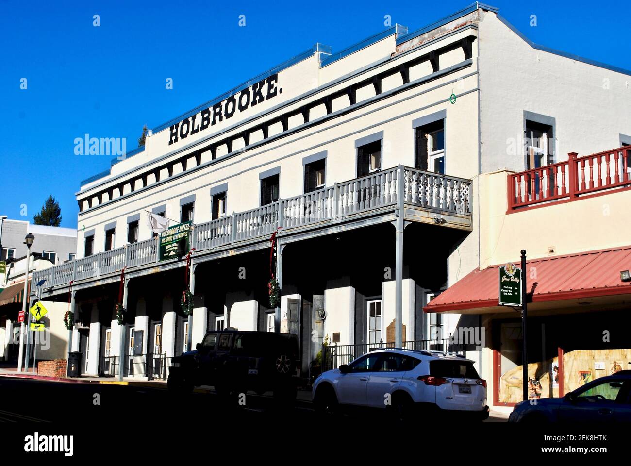 Grass Valley, Kalifornien, USA: Das Holbrooke Hotel ist als ältestes Hotel im Dauerbetrieb in der Region Mother Lode in Kalifornien bekannt. Stockfoto