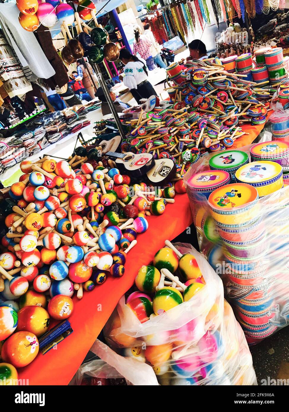 Otavalo Markt, in Otavalo, Ecuador Stockfoto