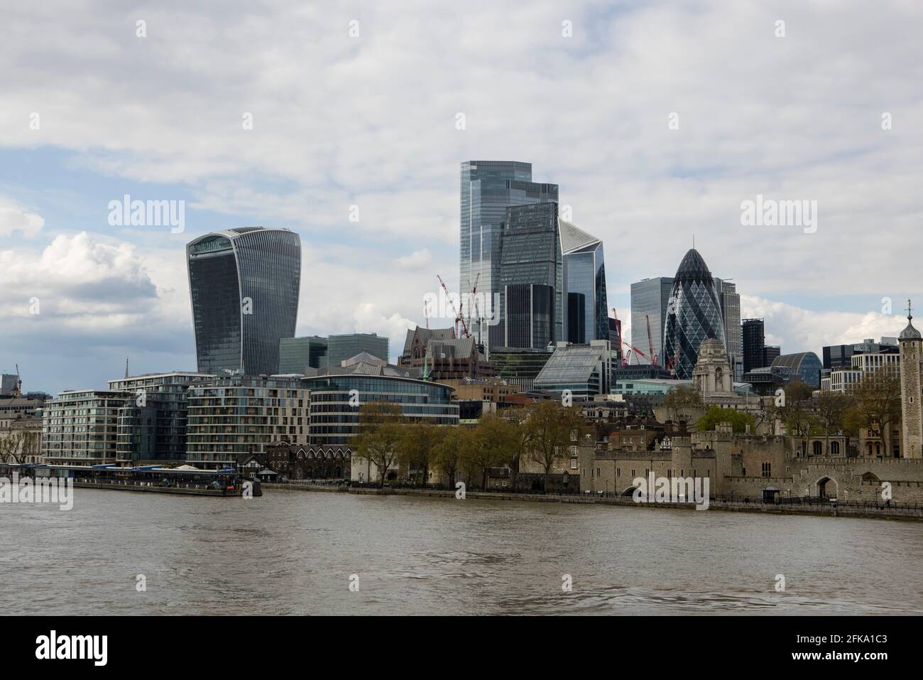 Skyline von London, General View GV, London. Stockfoto