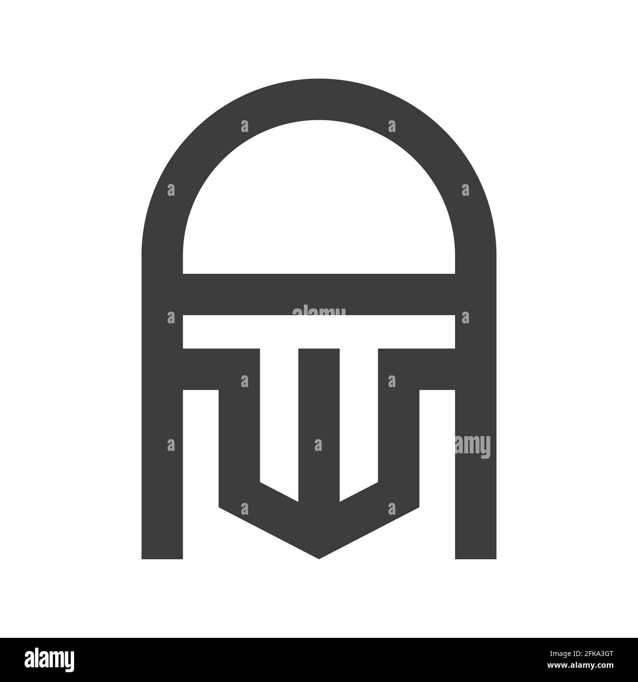 Alphabet Buchstaben Initialen Monogramm Logo AW, WA, W und A Stock Vektor