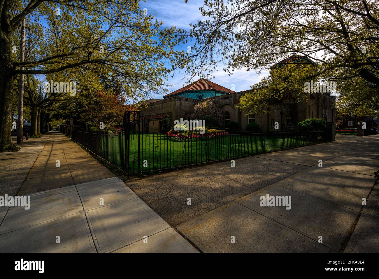 Good Shepherd Church Rectory in Brooklyn, NY, USA Stockfoto