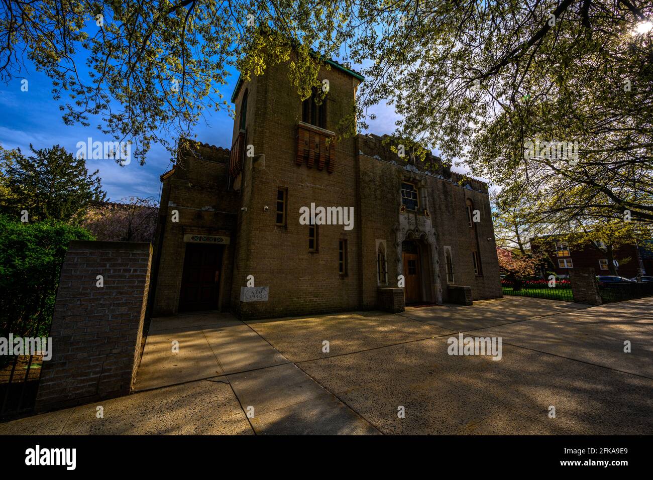 Good Shepherd Church Rectory in Brooklyn, NY, USA Stockfoto