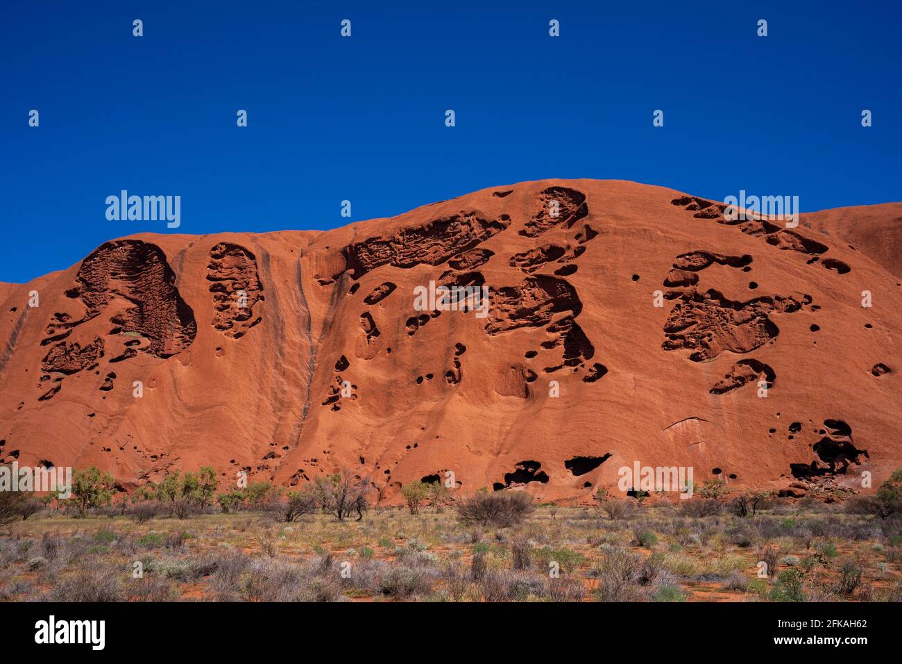 Uluru base Walk Stockfoto