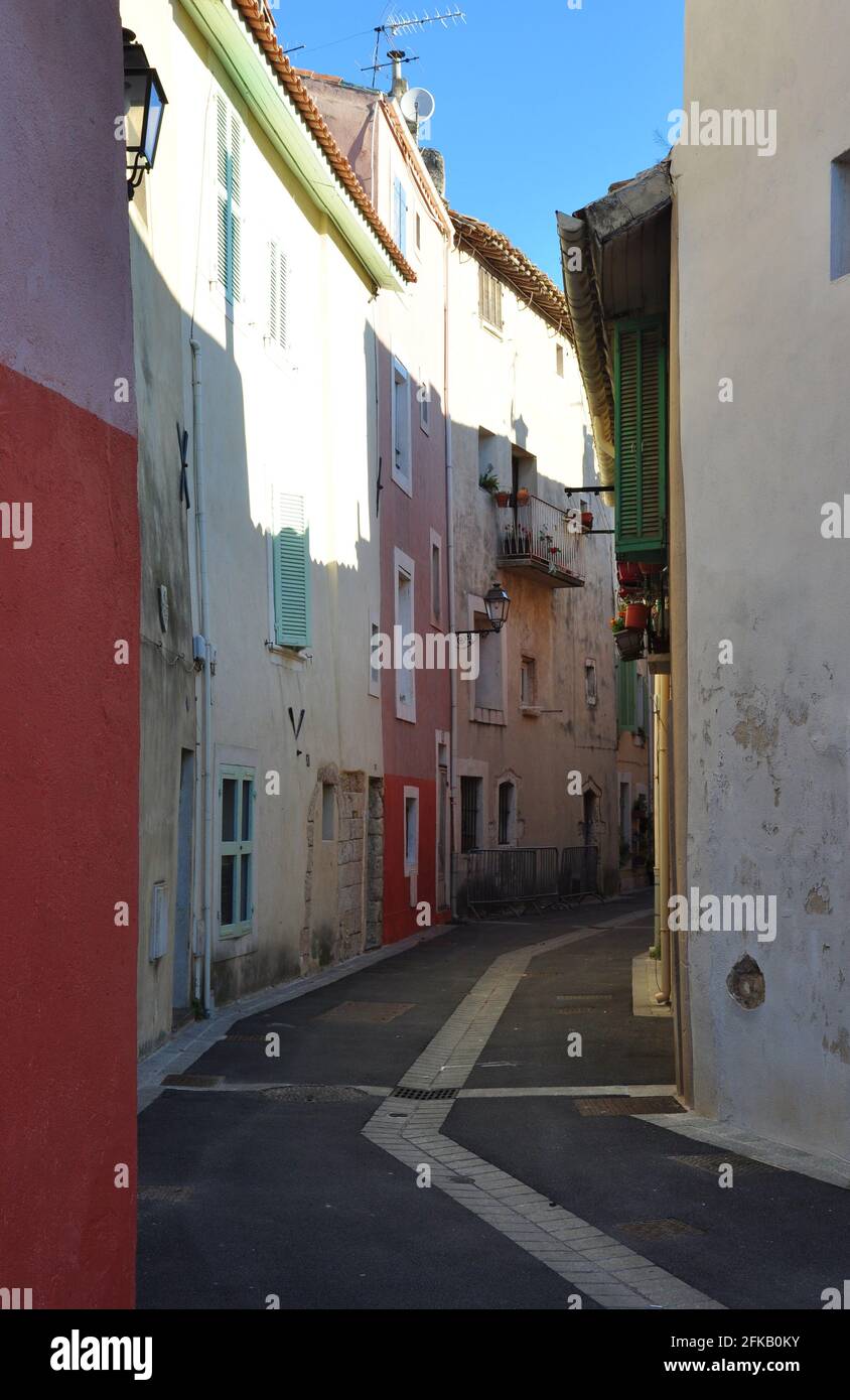 Martigues nannte das Venedig der Provence Stockfoto