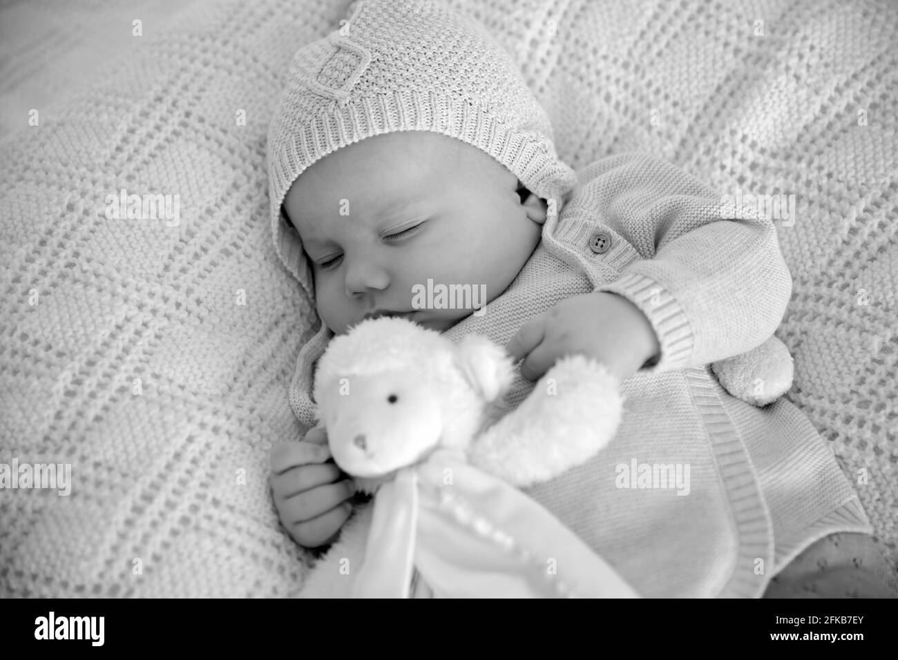 Baby - 3 Monate alt Stockfoto