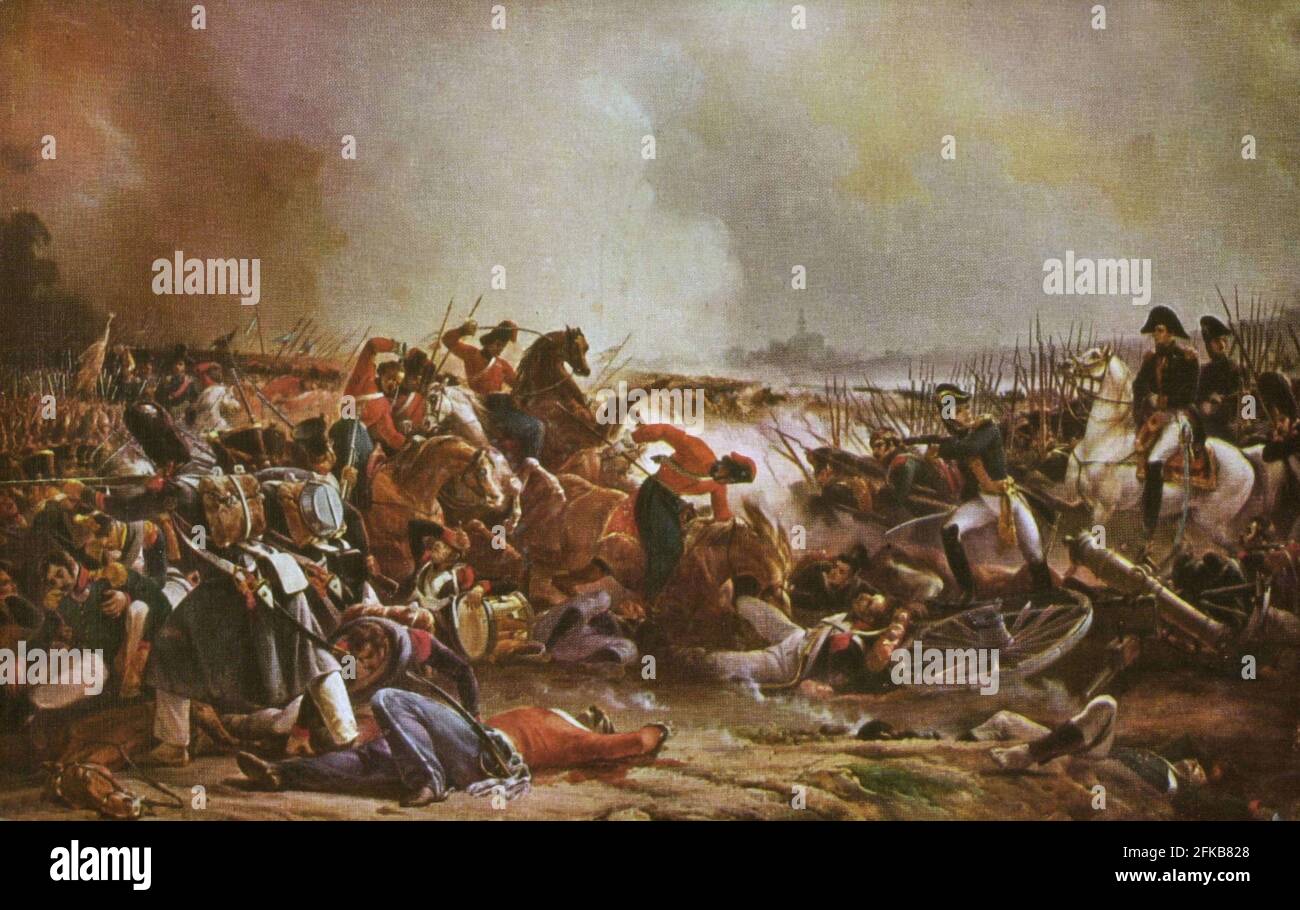 Schlacht von Smolensk. Russland-Kampagne (Juni - Dezember 1812). 17. August 1812 Paris, Fondation Napoléon Stockfoto