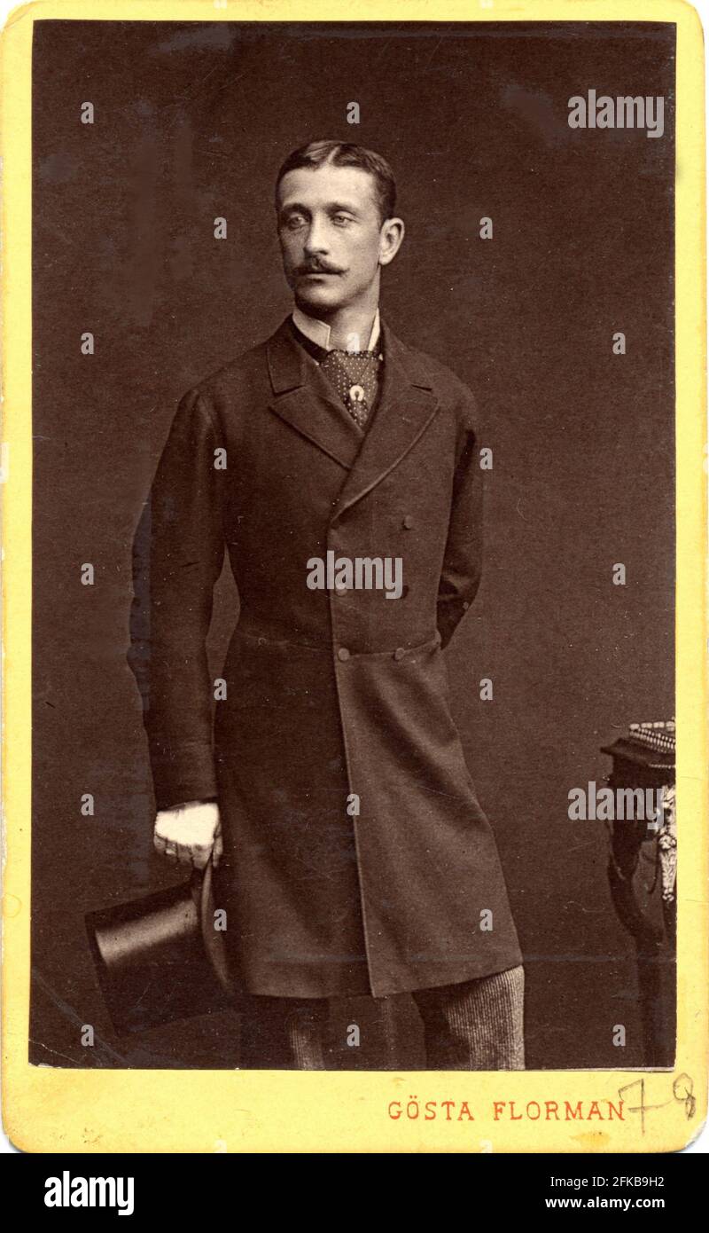 Louis Napoleon Eugène Jean Joseph Bonaparte (1856-1879). Sohn Napoleons III. Und Eugénie de Montijo, Gräfin von Teba (Kaiserin der Franzosen). Foto von Gösta Florman. Paris, Fondation Napoléon Stockfoto