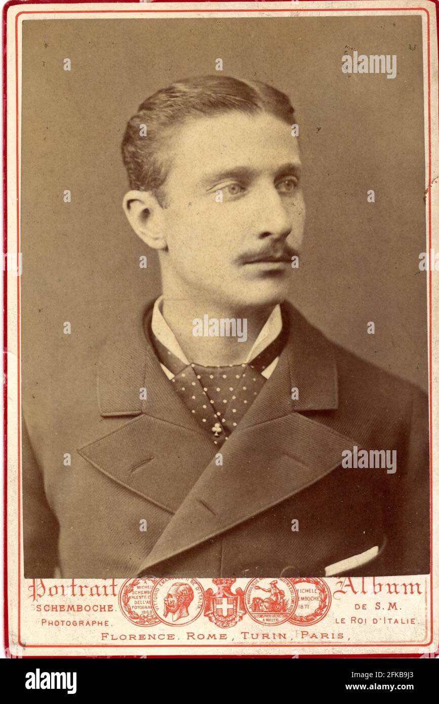 Louis Napoleon Eugène Jean Joseph Bonaparte (1856-1879). Sohn Napoleons III. Und Eugénie de Montijo, Gräfin von Teba (Kaiserin der Franzosen). Foto von Schemboche. Paris, Fondation Napoléon Stockfoto