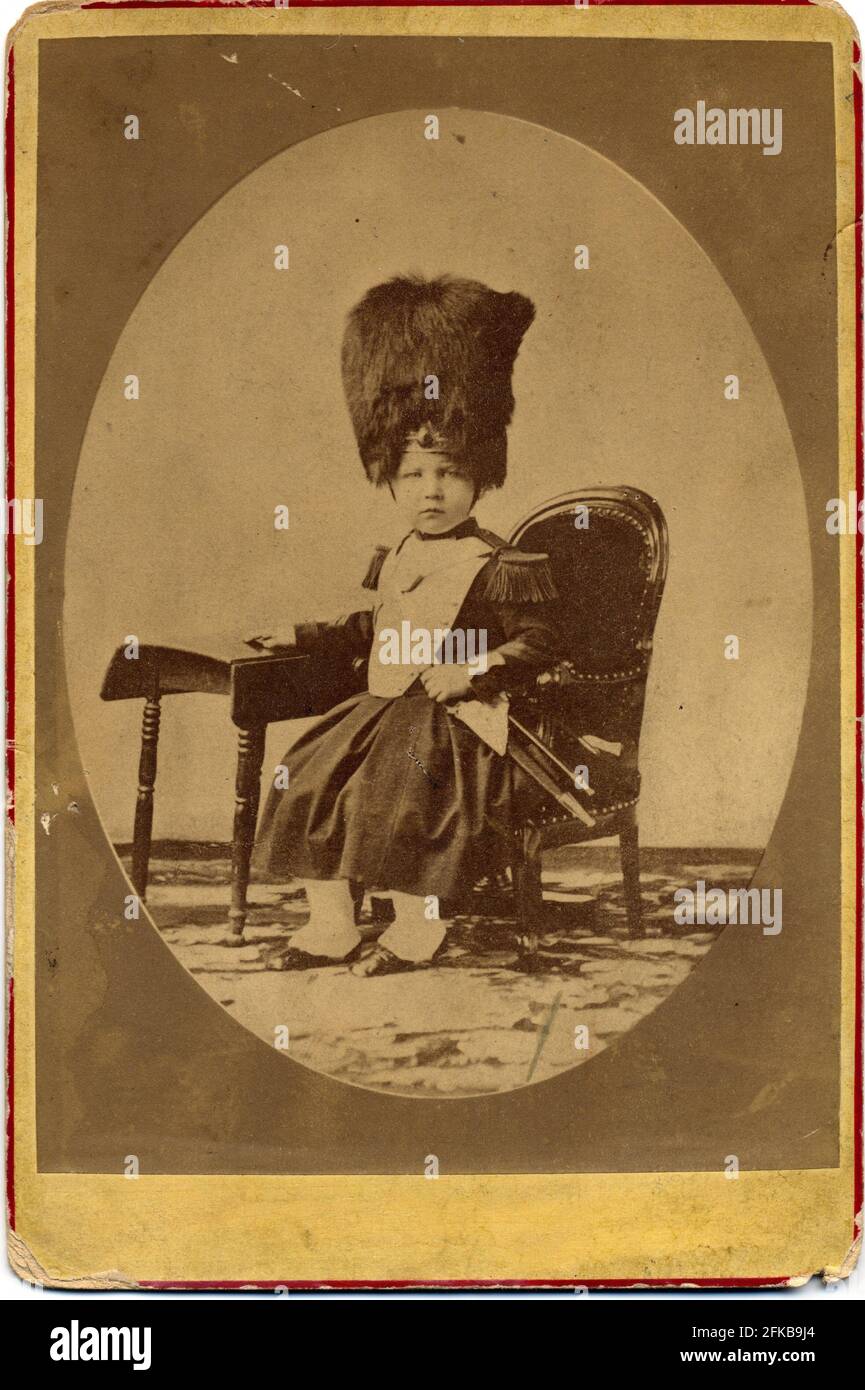 Louis Napoleon Eugène Jean Joseph Bonaparte (1856-1879). Sohn Napoleons III. Und Eugénie de Montijo, Gräfin von Teba (Kaiserin der Franzosen). Paris, Fondation Napoléon Stockfoto