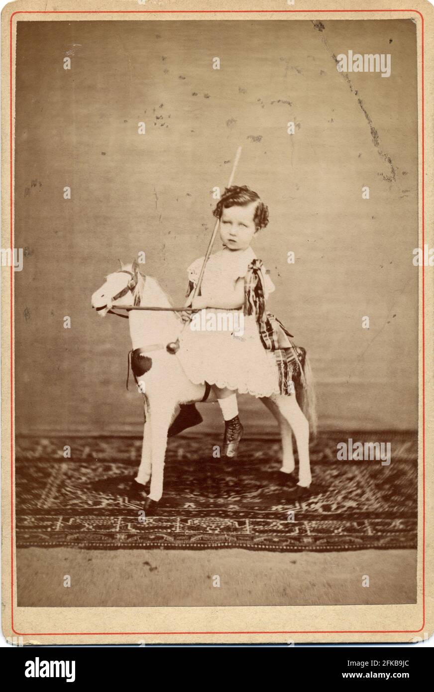 Louis Napoleon Eugène Jean Joseph Bonaparte (1856-1879). Sohn Napoleons III. Und Eugénie de Montijo, Gräfin von Teba (Kaiserin der Franzosen). Foto von W.&D.Downey. Paris, Fondation Napoléon Stockfoto